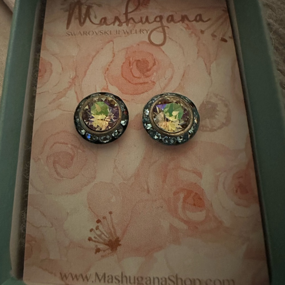 Swarovski Crystal Earrings - Multicolor